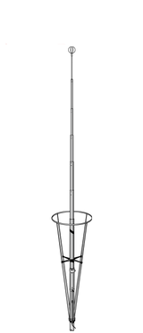 Sirio New Vector 4000 basisantenne, patatzak antenne met maximaal vermogen 3000W piek en 1000W continu