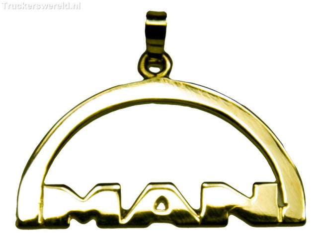 MAN truck logo goud