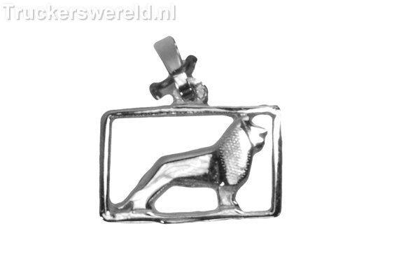 Kettinghanger MAN logo zilver