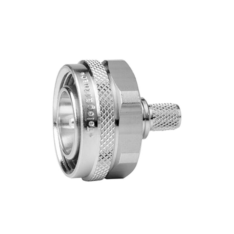 SSB 7500 TG, een snap-in 4.3-10 connector voro Aircom en Ecoflex-10 coax