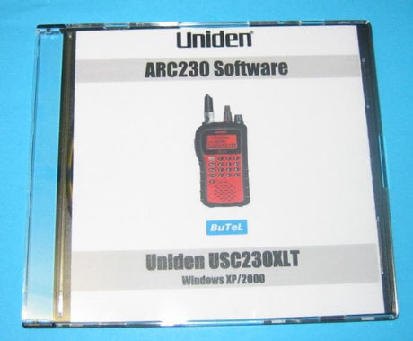 Butel ARC-230 scanner software voor de Uniden USC-230 en USC-230-E