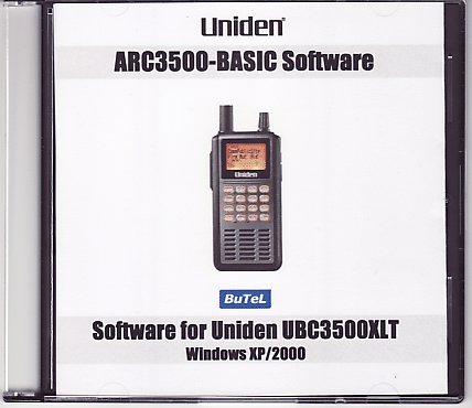 Butel ARC-3500 Basic scanner software voor de Uniden UBC-3500XLT