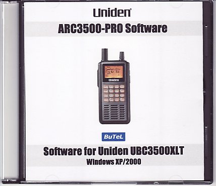 Butel ARC-3500 Pro scanner software voor Uniden UBC-3500XLT