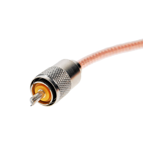 RG8 tussenkabel met PL-259 (UHF-Male) connector