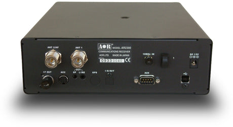 AOR AR2300 special edition receiver achterzijde met aansluitingen