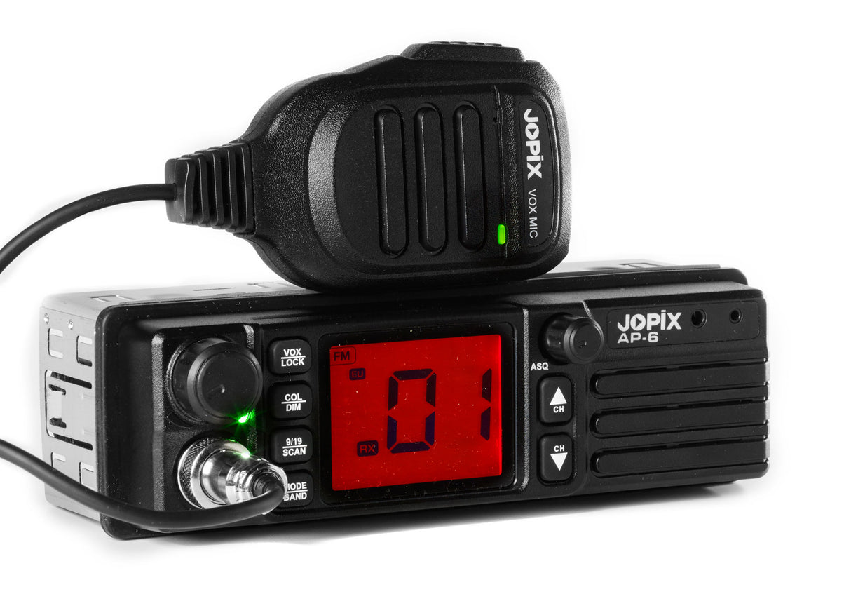 Jopix AP-6  met 8 Europese multi-normen en instelbare kleuren displayverlichting