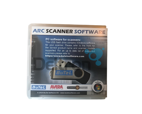 Butel ARC125 software op USB-stick voor de Uniden UBC-125XLT scanner