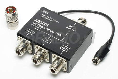 AOR AS-5001 4-weg antenne switch voor de AOR AR-8600 en de AR-5001D