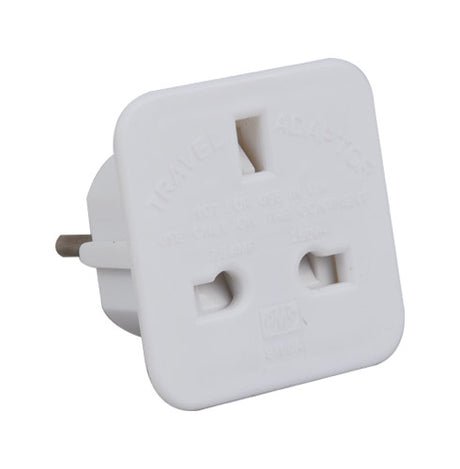 Adapter stekker van EU 2-pin stopcontact naar UK Engelse stopcontact met 3-pin