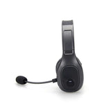 Anytone Q9 headset met microfoonboom vanaf de zijkant gezien