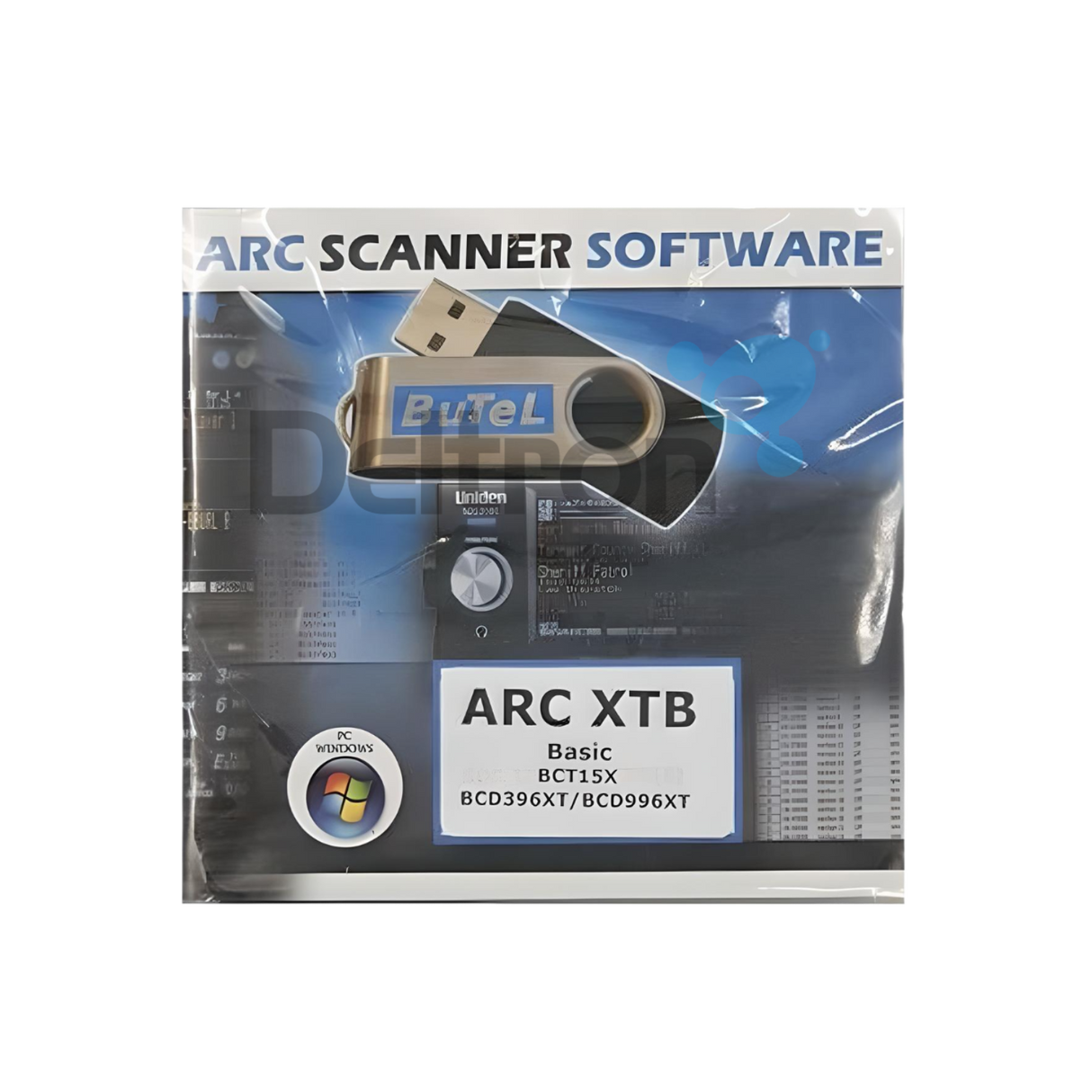 Butel ARC-XT Basic software op voor Uniden BCT15X, BCD396XT, BCD996XT, en BC346XT scanners