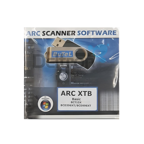 Butel ARC-XT Basic software op voor Uniden BCT15X, BCD396XT, BCD996XT, en BC346XT scanners