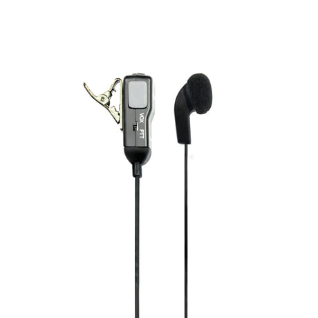 Midland MA28-L headset met 2-pin S/L connector en push-to-talk knop