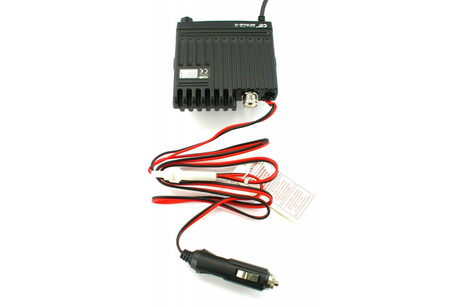 CRT Space-U 12V mobiele UHF transceiver met voedingskabel en 12V sigarettenaanstekerplug