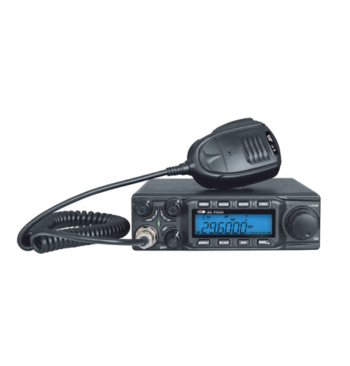 CRT SS-9900 V4.0 10-meter transceiver met een vermogen van&nbsp;30 watt op AM, 50 watt op FM, en 60 watt op SSB