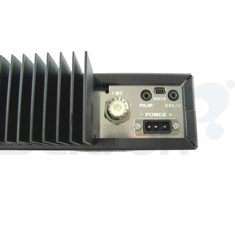 CRT SS-8900 mobiele 27MHz transceiver aansluitingen achterop