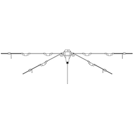 Comet CWA-1000 dipoolantenne voor de 80m, 40m, 20m, 15m en 10m banden