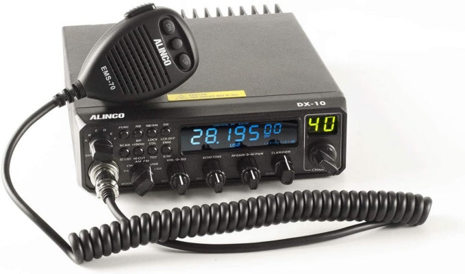 Alinco DX-10 10M transceiver uitgevoerd in een retro look