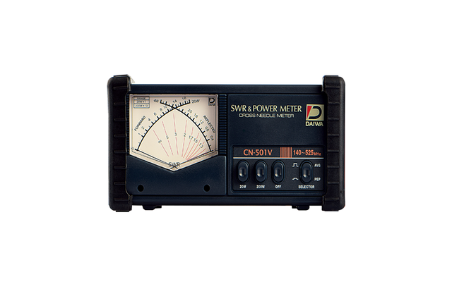 Daiwa CN-501VN SWR en Watt meter voorzijde display met knoppen