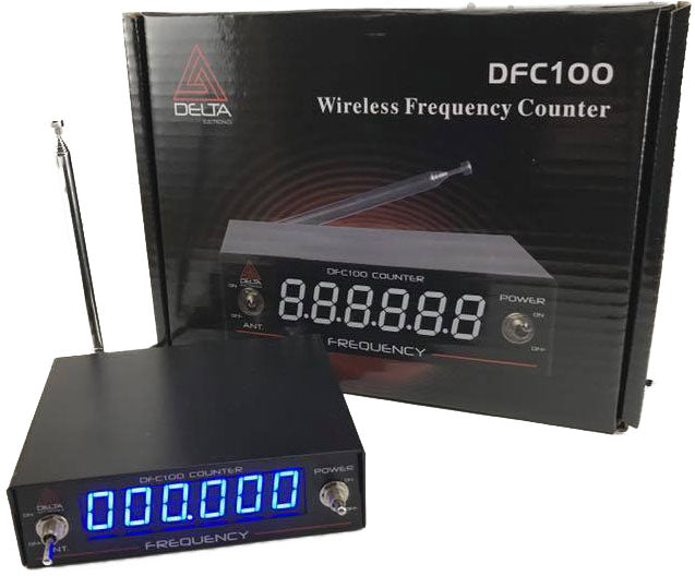 Delta Electronics DFC-100 digitale frequentiecounter met verpakking