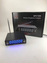 DFC100 van Delta is een digitale frequentie counter met groot verlicht display en grote cijfers