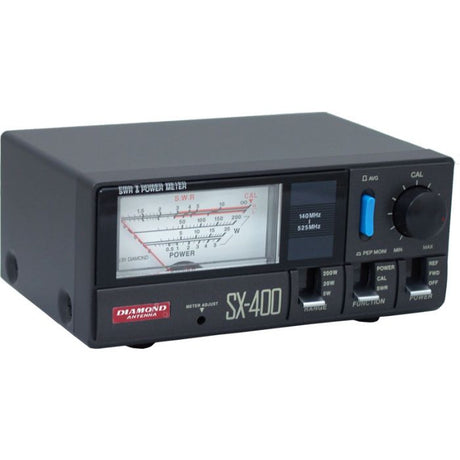 Diamond SX-400N SWR en Watt meter met display en bedieningsknoppen