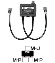 Diamond MX-610 antenne duplexer met input twee keer UHF-Male en output UHF-Female