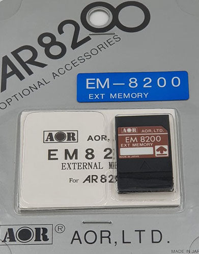 AOR EM-8200 memory card voor de AOR AR-8200 en AR-8600 scanners