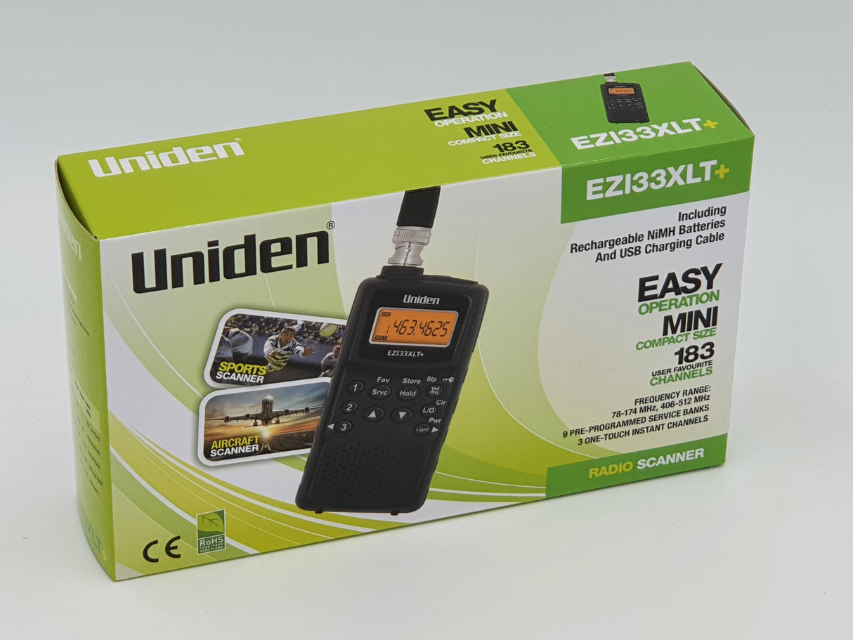 Uniden Bearcat EZI33XLT PLUS verpakking