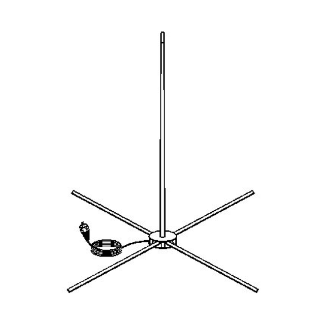 Firestik IBA-5 27MC basisantenne met voet, coaxkabel en connector