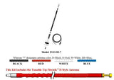 Firestik FG2-DD No Ground mobiele 27MHz antenne verkrijgbaar in vier kleuren