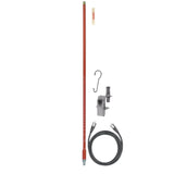 Firestik FS3-SMK-R 5/8 mobiele CB-antenne in het rood met meegeleverde accessoires