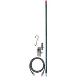 Firestik KW4-SMK-B mobiele 27MHz antenne geleverd met 3-weg bevestigingsbeugel, coaxkabel, connectoren en microfoonhouder