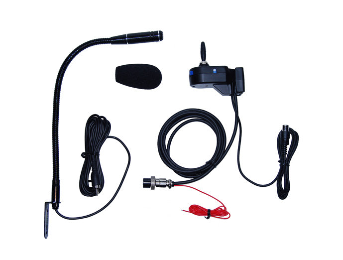 Gooseneck MS-5 President II handsfree set met zwanenhals, tokkelswitch en schakeldraad