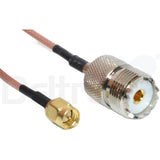 HamKing CAK SMA SMA Male Naar UHF-Female kabel