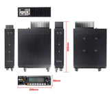 Jopix AT-5555N II mobiele transceiver voor. de 10M en HF-band, afmetingen van. hettoestel