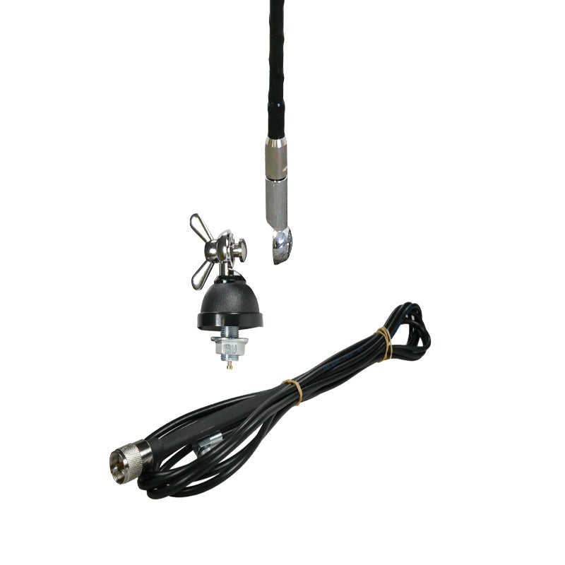 K-PO Flex 3 NGP mobiele antenne voor 27MC met meegeleverde accessoires