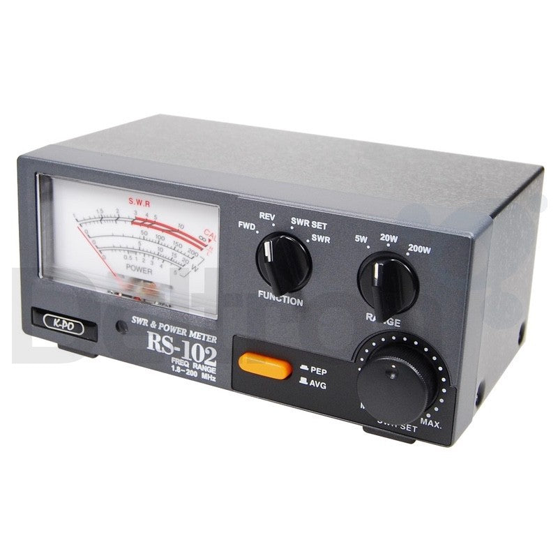 K-PO RS-102 SWR en vermogen meter met groot display en knoppen