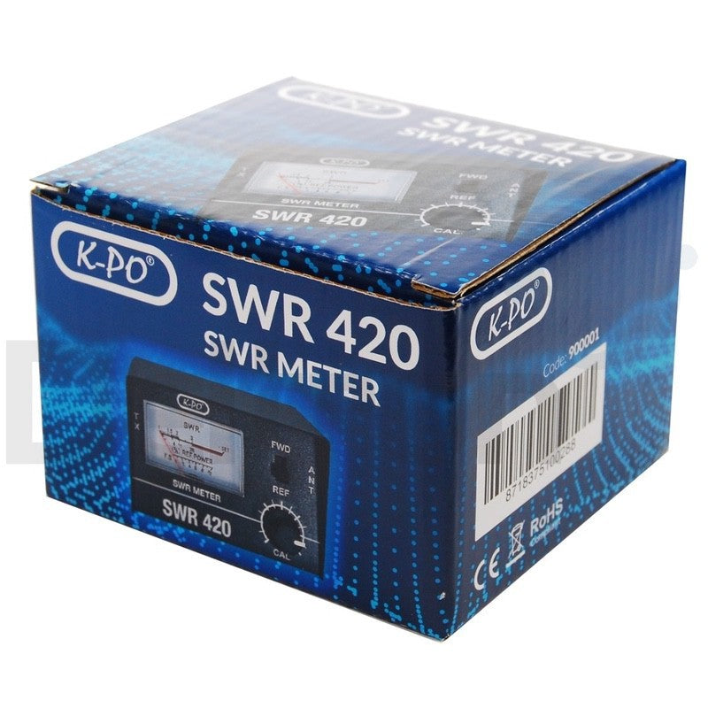 K-PO SWR-420 SWR meter in de verpakking