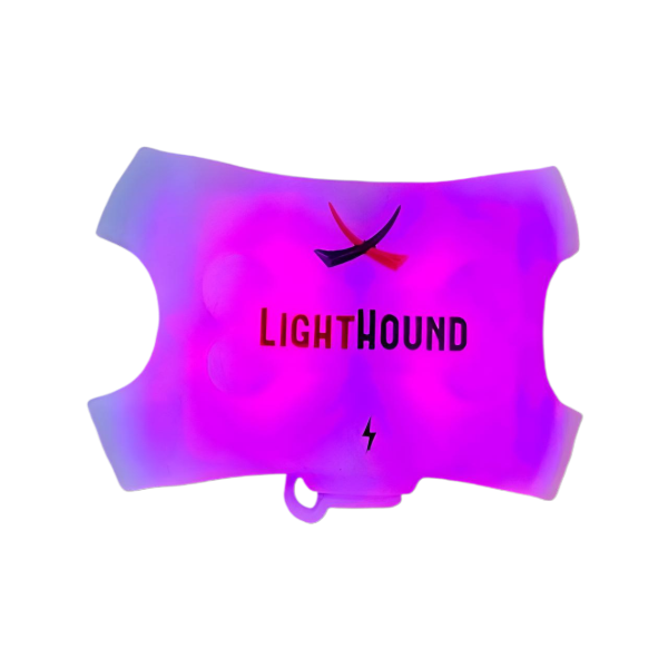 Noxgear LlightHound bedieningspaneel met fuchsia roze verlichting