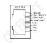 CRT M7 8-Pin microfoon schema