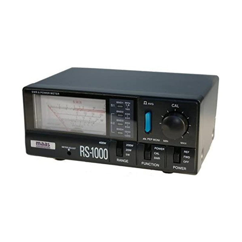 Maas RS-1000 SWR en Watt meter met groot display en duidelijke bediening