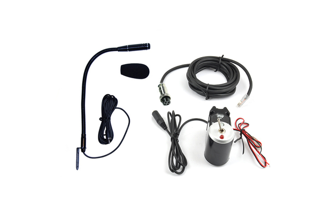 Magnum AV-1KMCB4 handsfree set compleet voor 4-Pin transceivers in een kraan, shovel, bulldozer of ander werkvoertuig