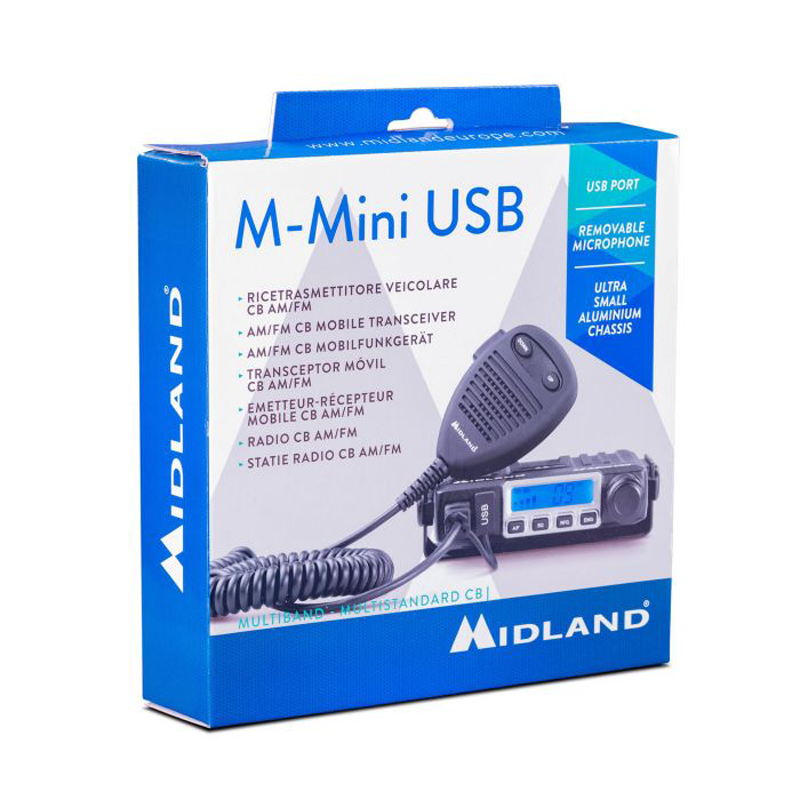 Midland M-Mini USB in de doos