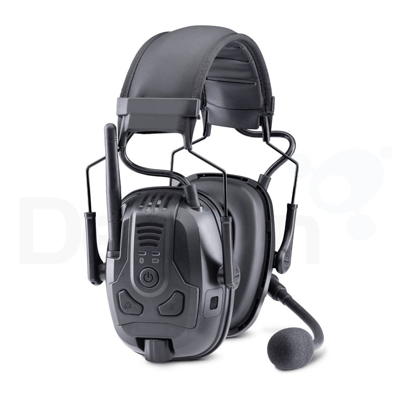 Midland Teams Bluetooth headset met verstelbare microfoon FM-radio en VOX