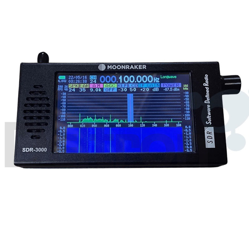 Moonraker SDR-3000 Software Defined Receiver met color touch-screen 4,3 inch