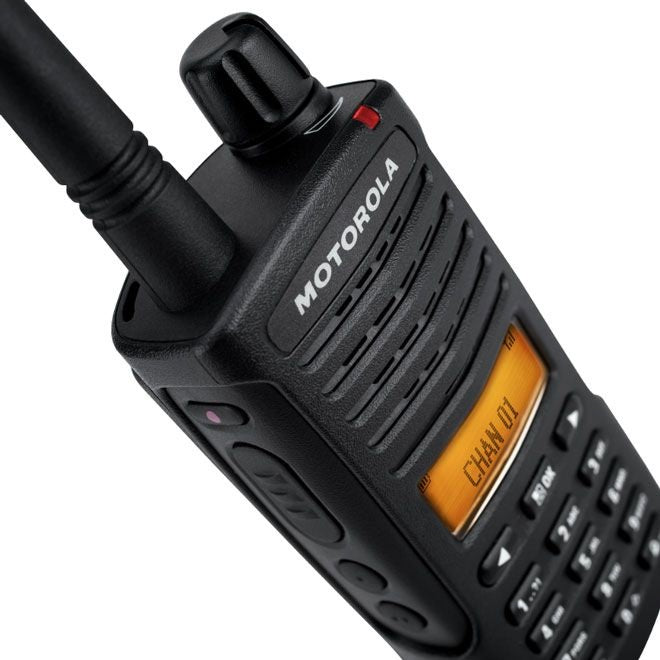 Motorola XT660D PMR446 portofoon vergunningsvrij met verlicht display en toetsenbord