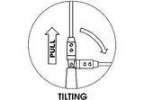 Diamond NR760R Mobiele 2m en 70cm antenne die kantelbaar is