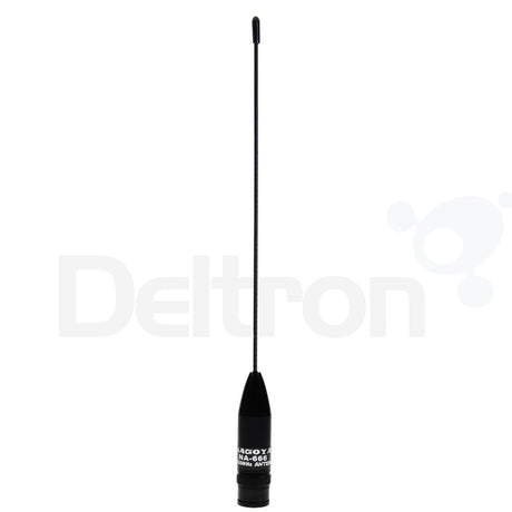 Nagoya NA-666 BNC-Male flexibele portable dual-band antenne, 23 cm