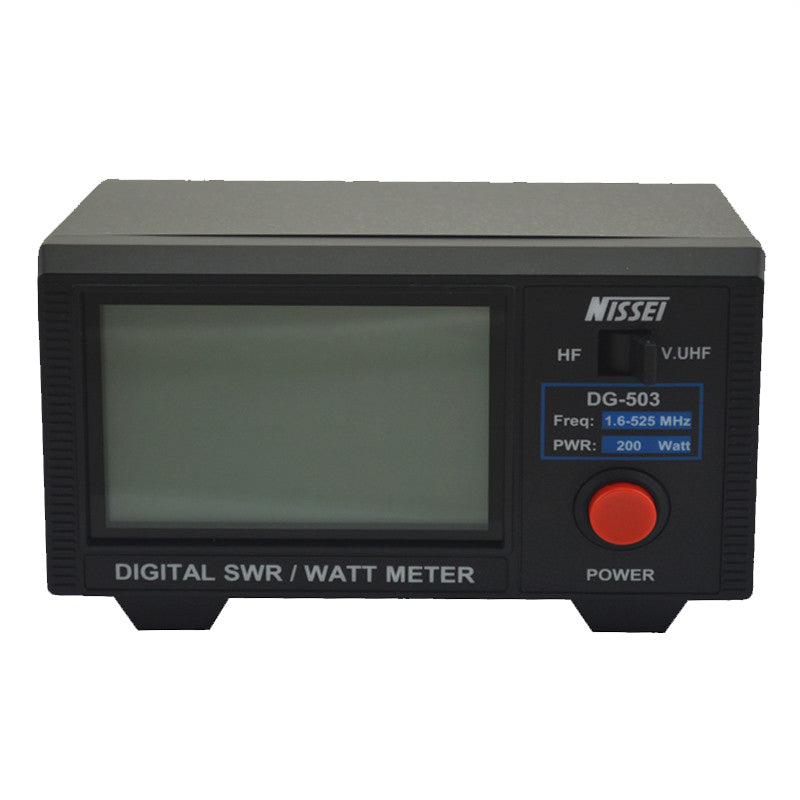 Nissei DG-503 digitale swr- en watt meter met groot display voor HF en VHF/UHF metingen